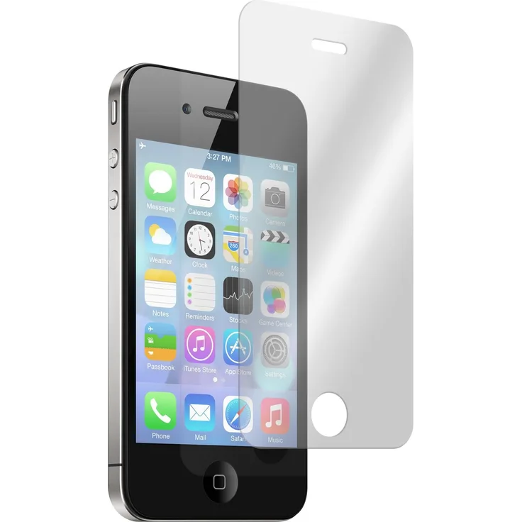 2 x Glas-Folie klar für Apple iPhone 4S PhoneNatic Panzerglas für iPhone 4S