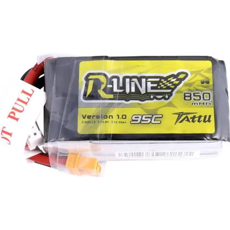 Tattu Modellbau-Akkupack (LiPo) 14.8V 850 mAh Zellen-Zahl: 4 95 C Softcase XT30