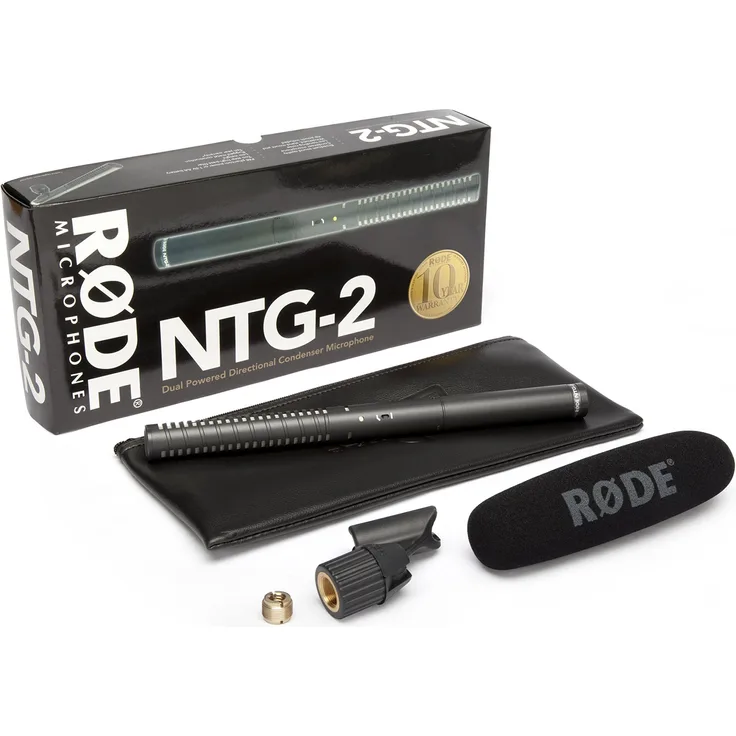 Rode NTG2 Dual Powered Directional Condenser Microphone