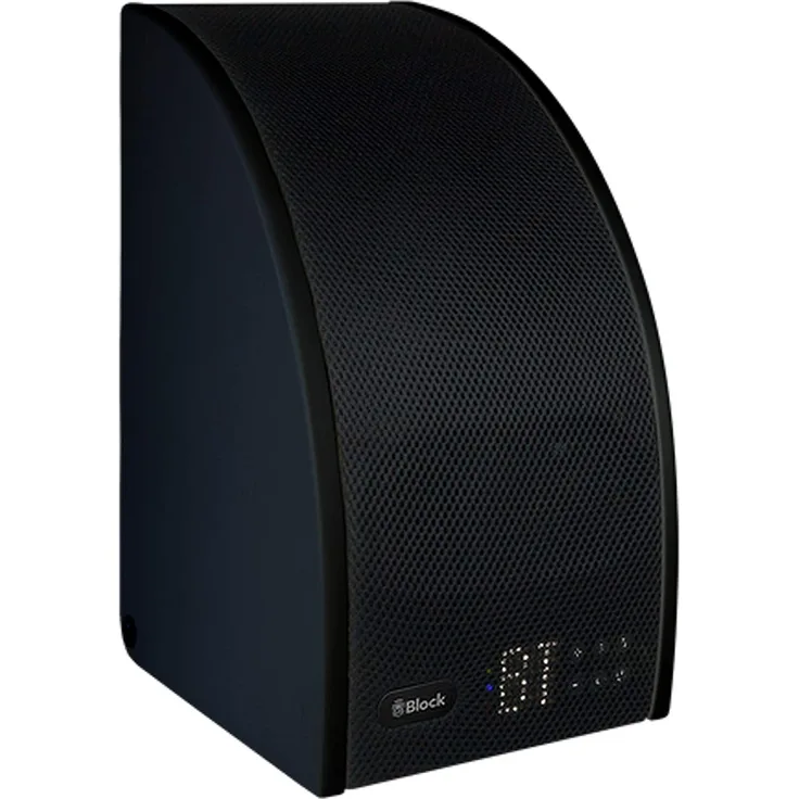 Block SB-200 Multiroom-Lautsprecher mit DAB+, FM, KW, DAB, Webradio, geeignet für Indoor, schwarz