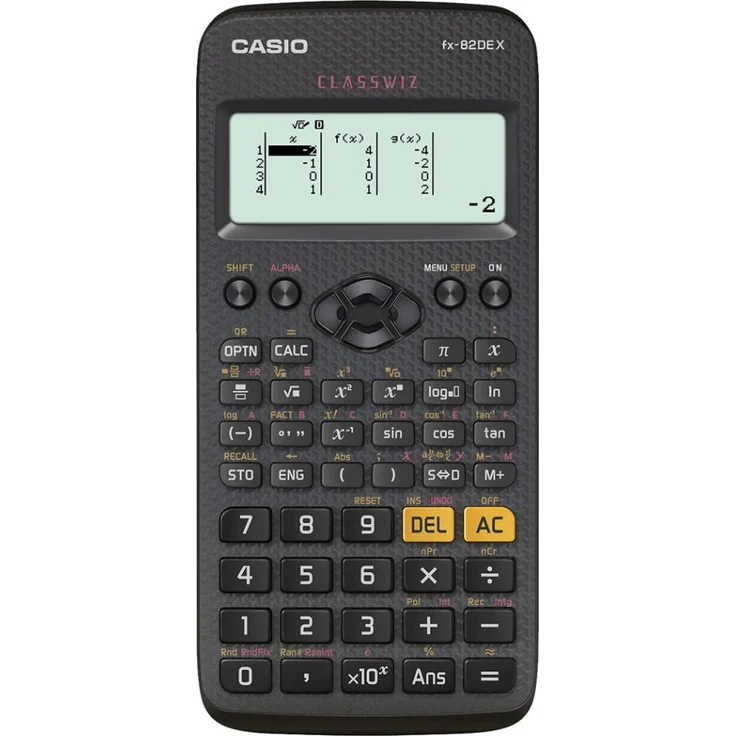 Casio Taschenrechner FX-82 DE X schwarz – Bild 1