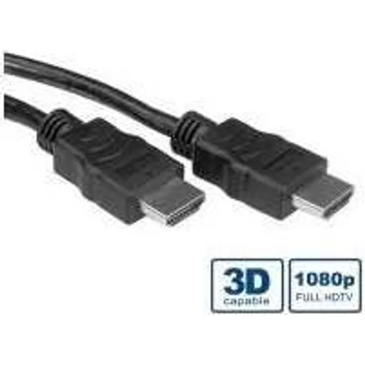 Value HDMI High Speed Kabel mit Ethernet schwarz 3m