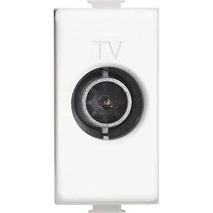 Bticino am5202d Matix direkt Steckdose TV, Weiß, 1 m