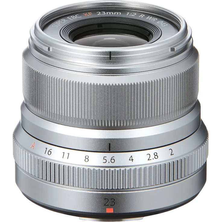 Fujifilm Fujinon 23 / F 2.0 XF R WR silber