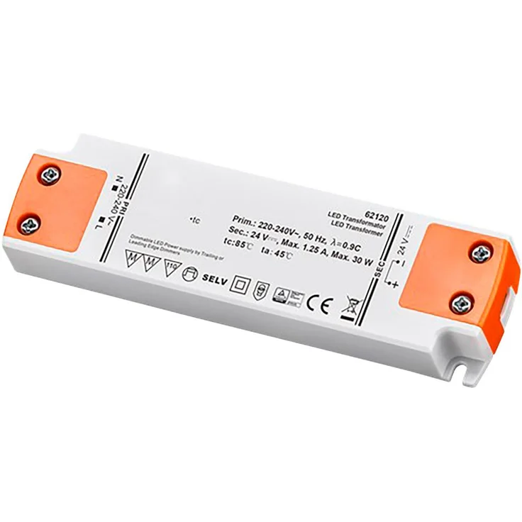 Goobay LED-Trafo 24 V (DC)-30 W Dimmbar, 24 V DC für LEDs bis 30W Gesamtlast – Bild 1