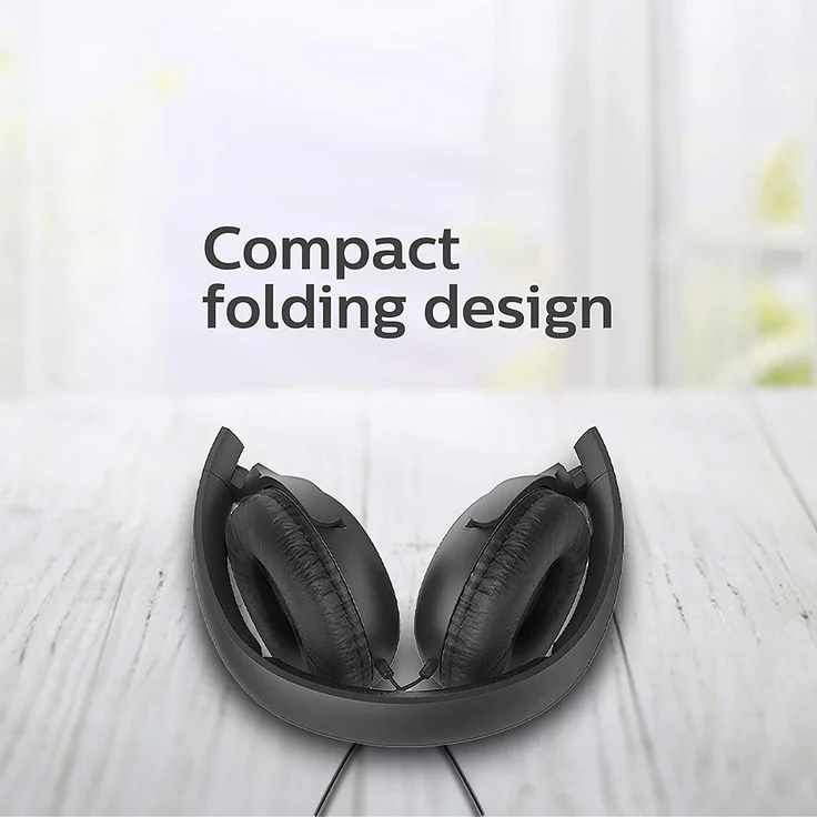 Philips UH201BK-00 On-Ear-Kopfhörer mit Mikrofon, schwarz – Bild 5