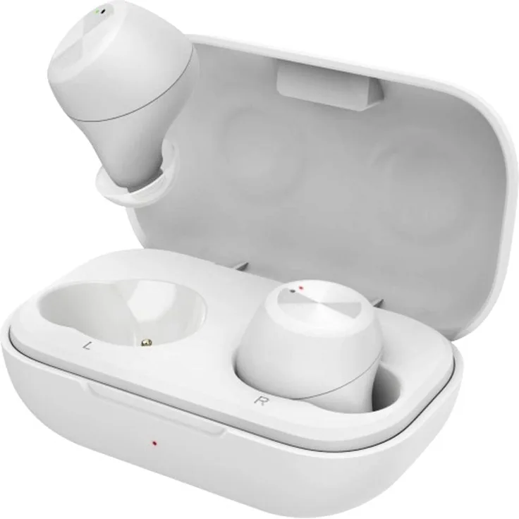 hama 132569 Wear7701W In-Ear Kopfhörer, mit Bluetooth, Mikrofon, weiß