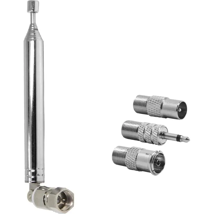 Dab-Radioantenne, Ersatz-Fm-Radio-Teleskop-Innenantenne für Roberts Tivoli Audio Deon usw. 75-Ohm-F-Verbindungsradio und alle