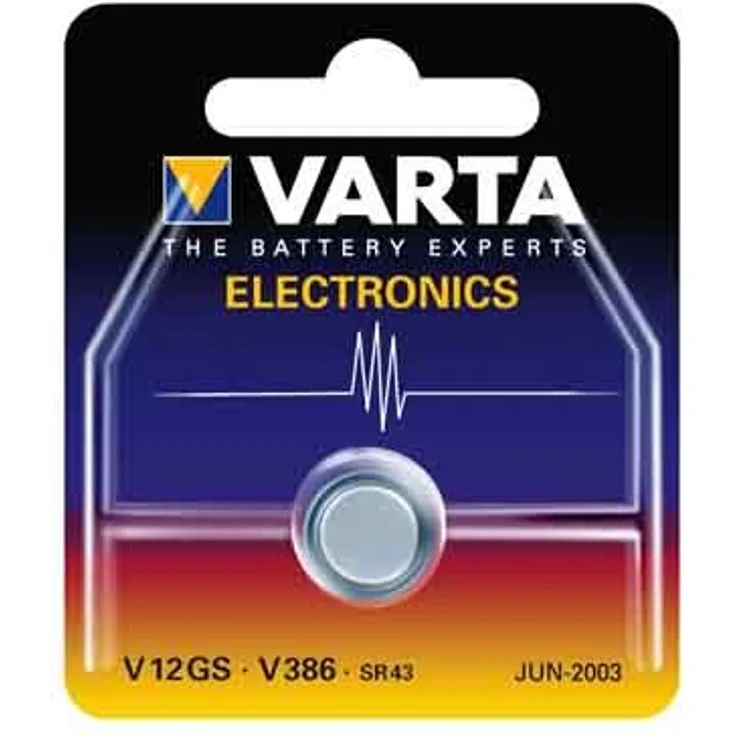 Varta Hörgeräte-Batterie V 12 GS-386 (1er Pack)