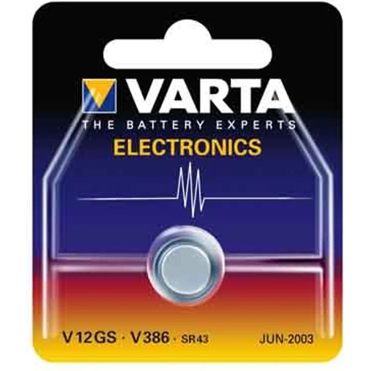 Varta Hörgeräte-Batterie V 12 GS-386 (1er Pack) – Bild 1