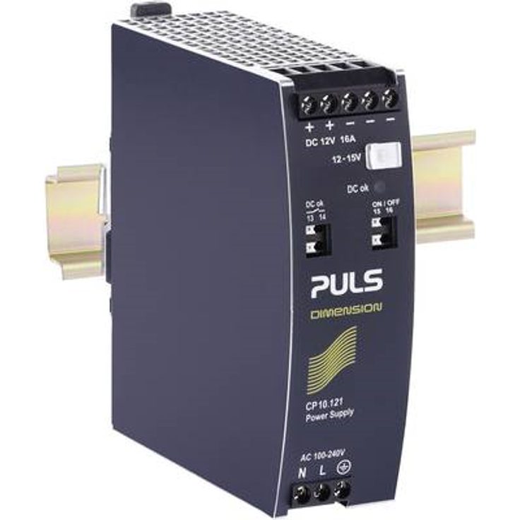 PULS Hutschienen-Netzteil (DIN-Rail) CP10.121 12 V/DC 16000 mA 192 W 1 x (CP10.121)