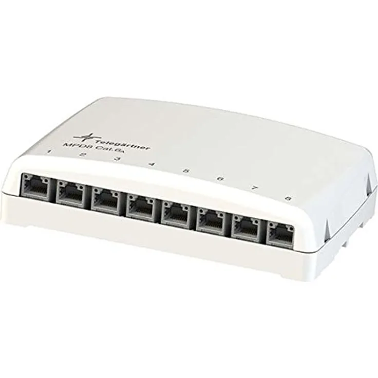 TELEGÄRTNER H02000A0103 Mini-Verteiler MPD8 AMJ-UMJ TH35-AP