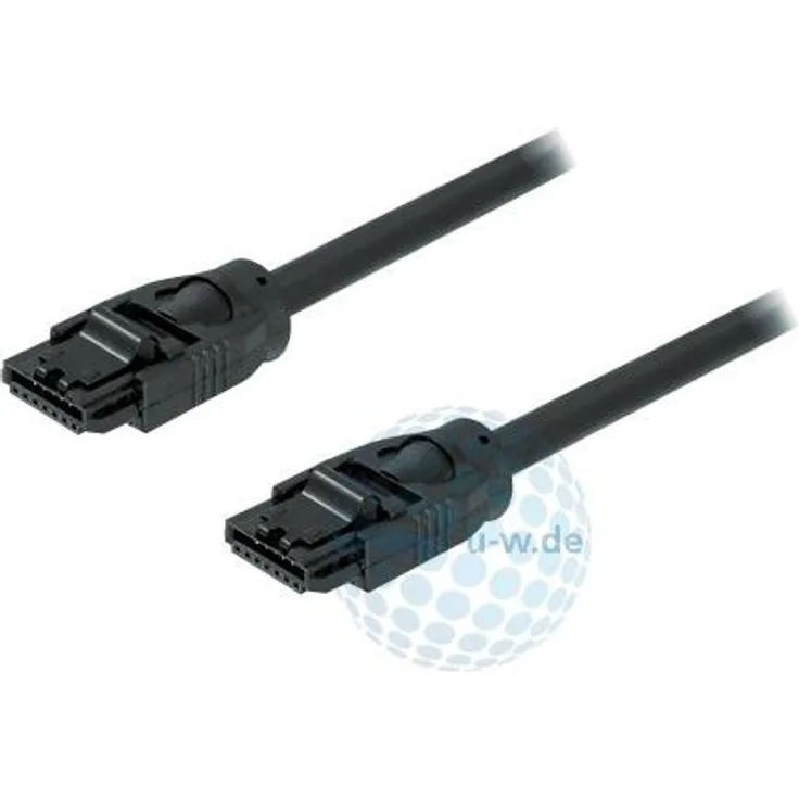 eSATA 3.0 Kabel, 7pol eSATA St. / 7pol eSATA St, 0,5 m Datenkabel zur Verbindung von externen SATA 3.0 Geräten mit dem PC (39904200)