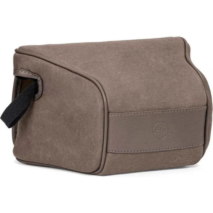 Leica Ettas Pouch coated canvas stone grey