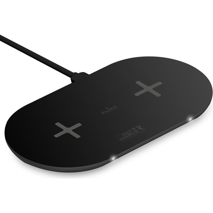 Puro Wireless Qi-Charging Station 20W Black (FCCSQI20W1BLK)
