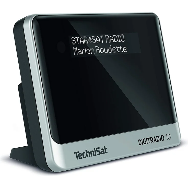 TechniSat DIGITRADIO 10 Digitalradio mit Bluetooth, OLED-Display, Wecker, schwarz, silber – Bild 3