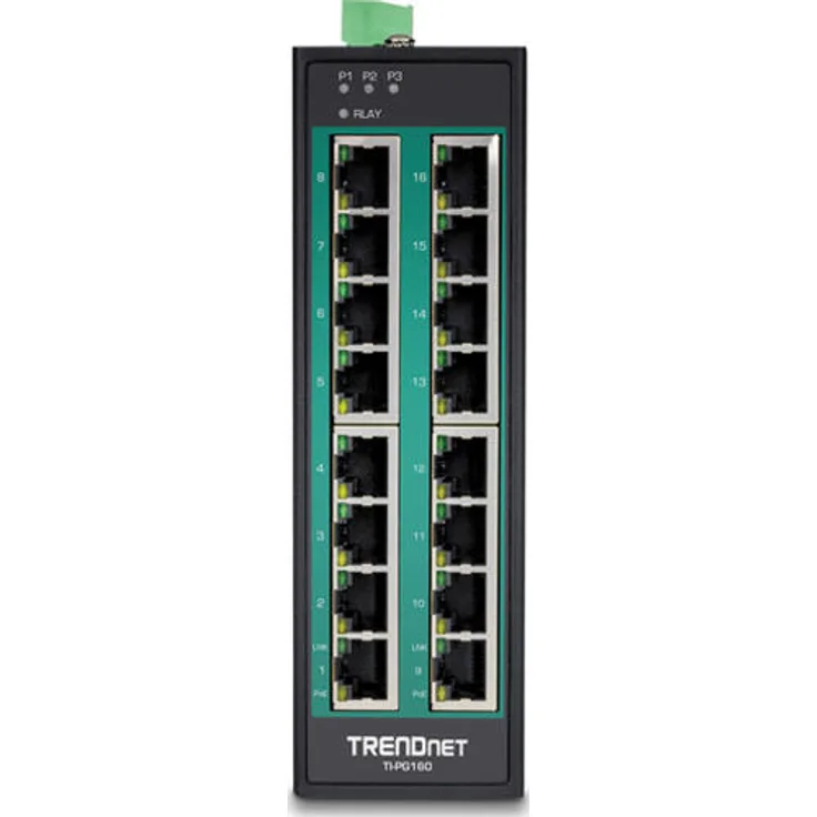 6-Port Industrieller Gigabit PoE+ DIN-Rail Switch