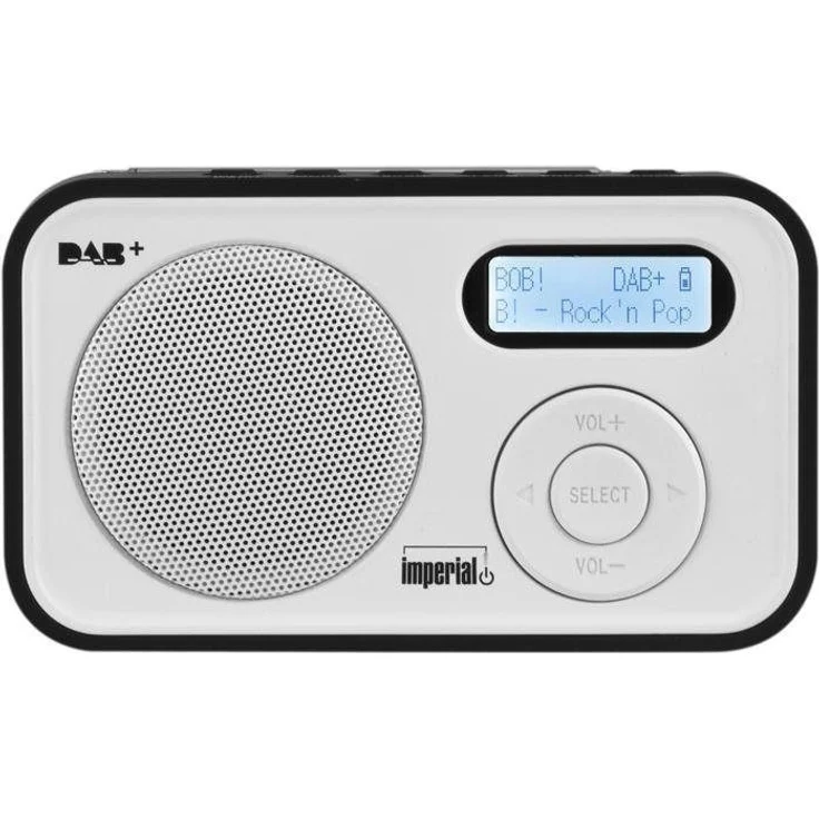 Imperial Dabman 12 Tragbares Radio, Dot-Matrix-Display, LCD-Display, weiß – Bild 4