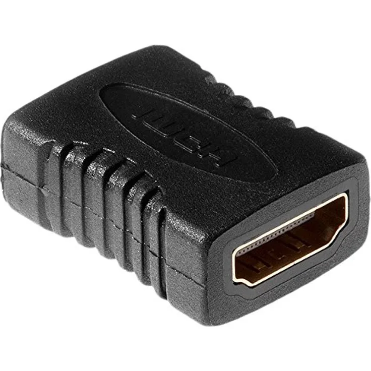 Poppstar HDMI Adapter Kupplung, Buchse auf Buchse, vergoldete Kontakte, 4k UltraHD, Full HD