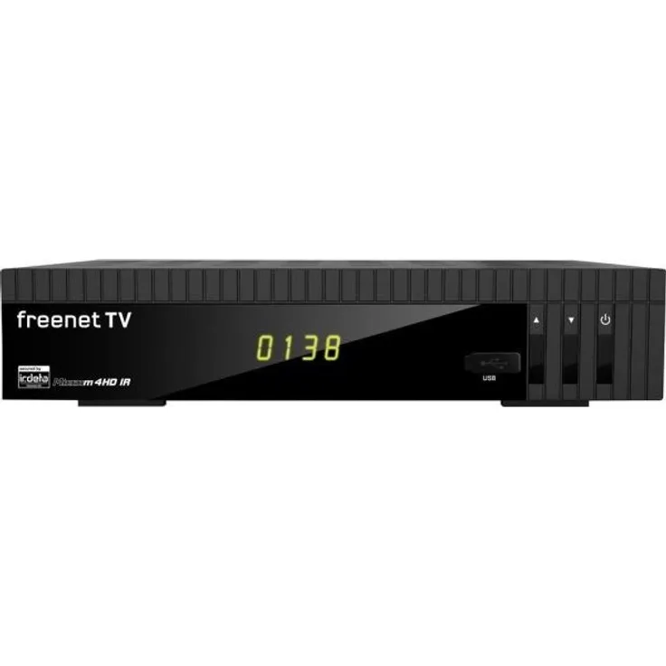 Microelectronic Micro m4HD IR Full HD HEVC DVB-T-T2 Receiver H.265, HDTV, HDMI, Irdeto Zugangssystem, Mediaplayer, PVR Ready, USB 2,0, 12 V schwarz