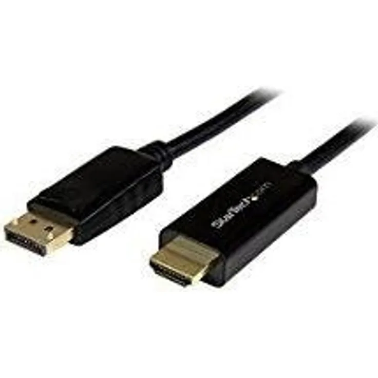 StarTech.com 2m DisplayPort auf HDMI Konverterkabel, 4K, DP auf HDMI Adapter mit Kabel, Ultra HD 4K, St-St