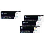 HP Original 410A Toner 4er Set schwarz, cyan, magenta, gelb(CF410A, CF411A, CF413A, CF412A) (OPCF410A)
