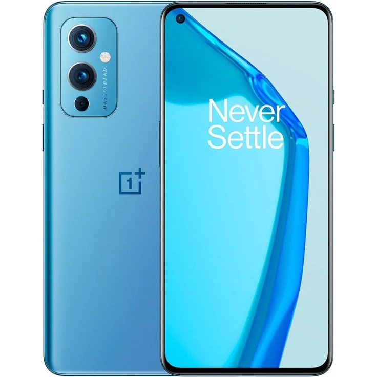 OnePlus 9 5G Smartphone 16,64cm (6,55 Zoll) AMOLED-Display, 128GB interner Speicher, 8GB RAM, Dual-SIM, Android, Arctic Sky – Bild 1