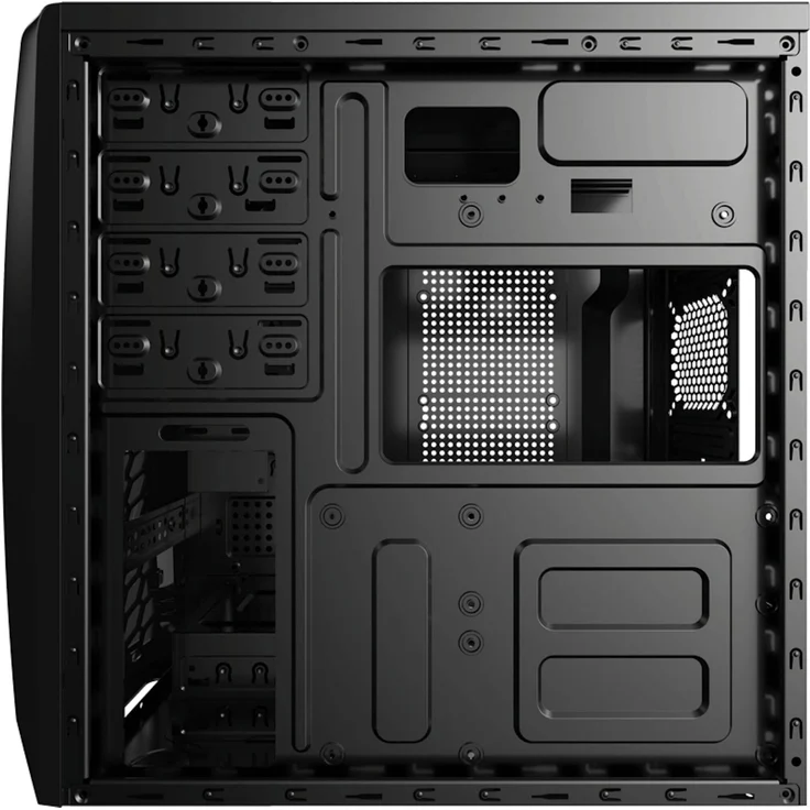 AeroCool CS-1102 Midi-Tower schwarz – Bild 2