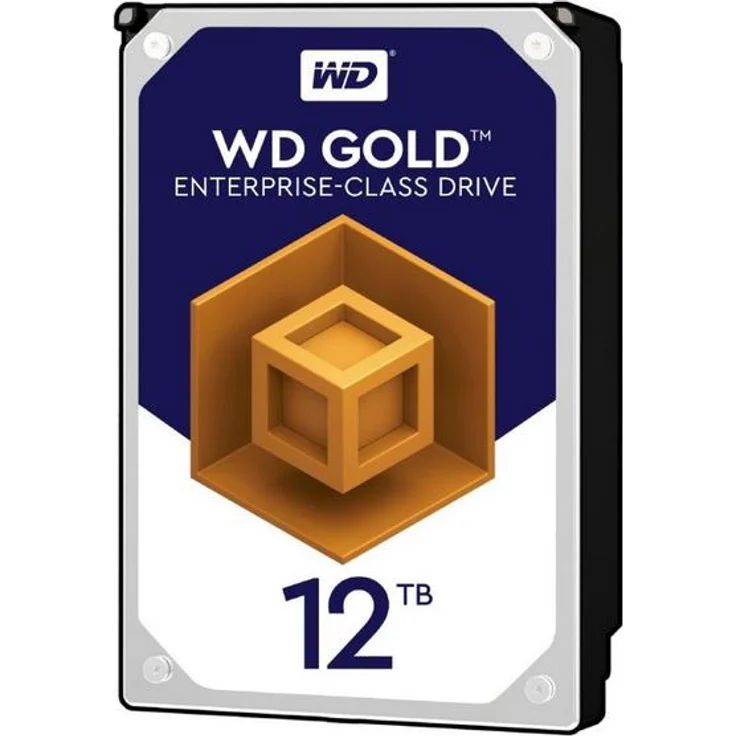 WD Gold Enterprise-Class Hard Drive WD121KRYZ - Festplatte - 12 TB - intern - 3.5 Zoll (8.9 cm) - SATA 6Gb/s - 7200 rpm - Puffer: 256 MB (WD121KRYZ) – Bild 1