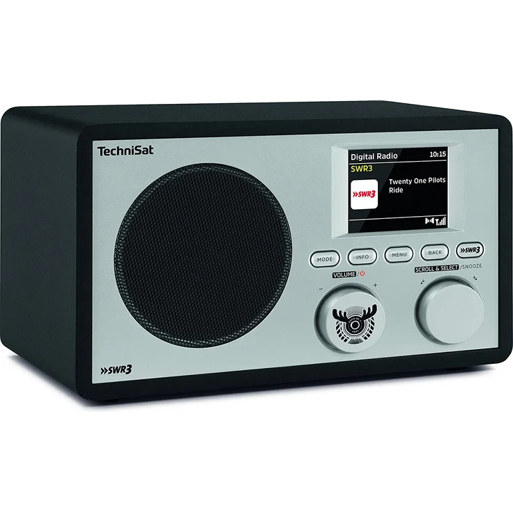 TechniSat Digitradio 303 SWR3-Edition Internetradio mit Bluetooth, WLAN, Wecker, LCD-Display, Wecker, schwarz – Bild 3