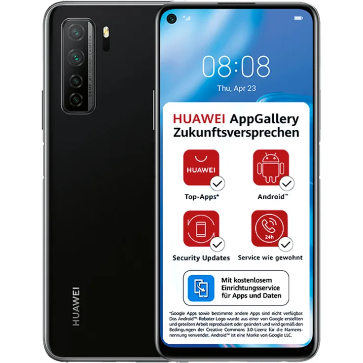 HUAWEI P40 lite 5G Smartphone 16,51cm (6,5 Zoll) LTPS-Display, 128GB interner Speicher, 6GB RAM, Dual-SIM, Android, Midnight Black