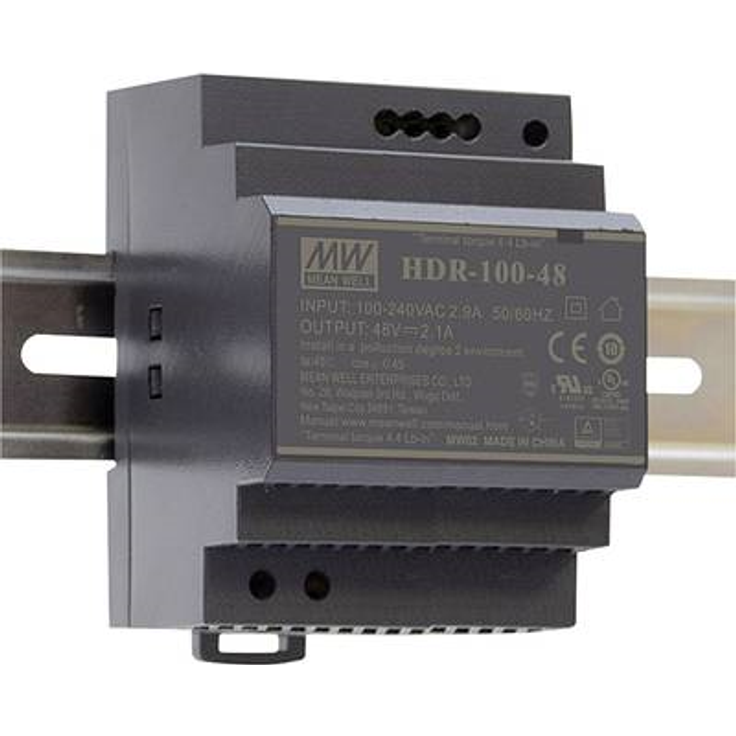 Mean Well HDR-100-12N Hutschienen-Netzteil (DIN-Rail) 12 V/DC 7.5 A 90 W 1 x (HDR-100-12N)