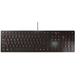 CHERRY KC 6000 SLIM - Tastatur - USB - Schweiz QWERTZ - CHERRY SX - Schwarz (JK-1600CH-2)