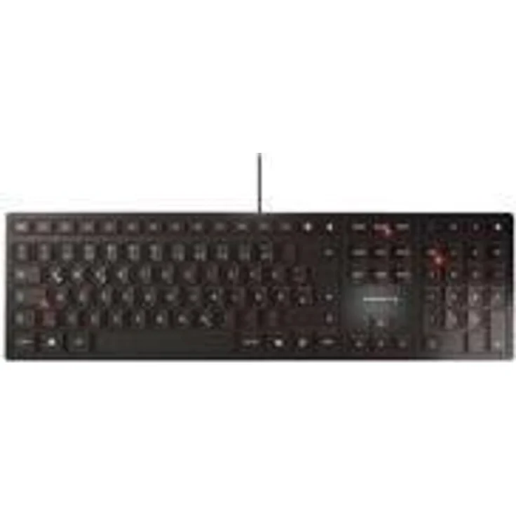 CHERRY KC 6000 SLIM - Tastatur - USB - Schweiz QWERTZ - CHERRY SX - Schwarz (JK-1600CH-2) – Bild 1