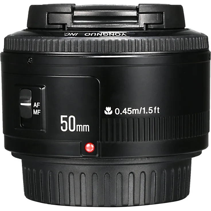 Yongnuo YN 50mm F/1.8 AF/MF Groß Aperture Autofokus Objektiv für Canon EF Mount EOS Camera Kamera LF651