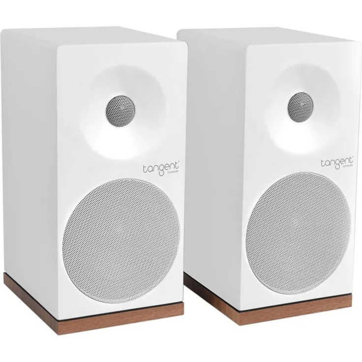 Tangent Spectrum X5 100 W Weiß Lautsprecher - Lautsprecher (XLR, 2.0 Kanal, kabelgebunden, 100 W, 50 - 20.000 Hz, weiß) Regallautsprecher - 100 Watt - weiß