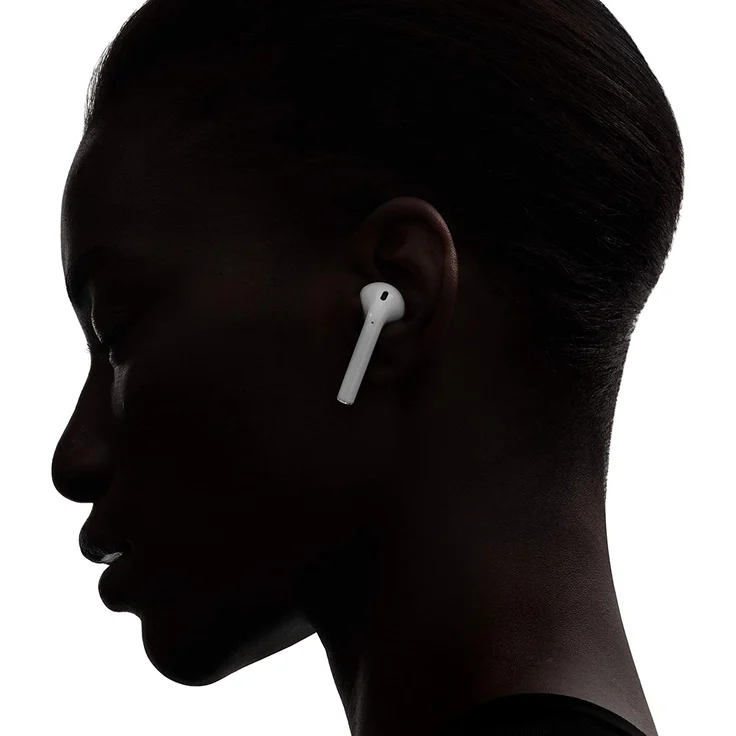 Apple AirPods (2. Generation) mit kabellosem Ladecase, True Wireless In-Ear Kopfhörer mit Bluetooth, Mikrofon, geeignet für iPhone, weiß (MRXJ2ZM/A) – Bild 6