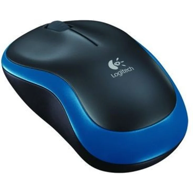 Logitech M185 Kabellose Maus, 2.4 GHz Verbindung via Nano-USB-Empfänger, 1000 DPI Optischer Sensor, 12-Monate Akkulaufzeit, Für Links- und Rechtshänder, PC-Mac, Blau – Bild 2