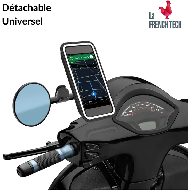Shapeheart Smartphone-Halterung, magnetisch, für Scooter, Telefon M bis 15 cm