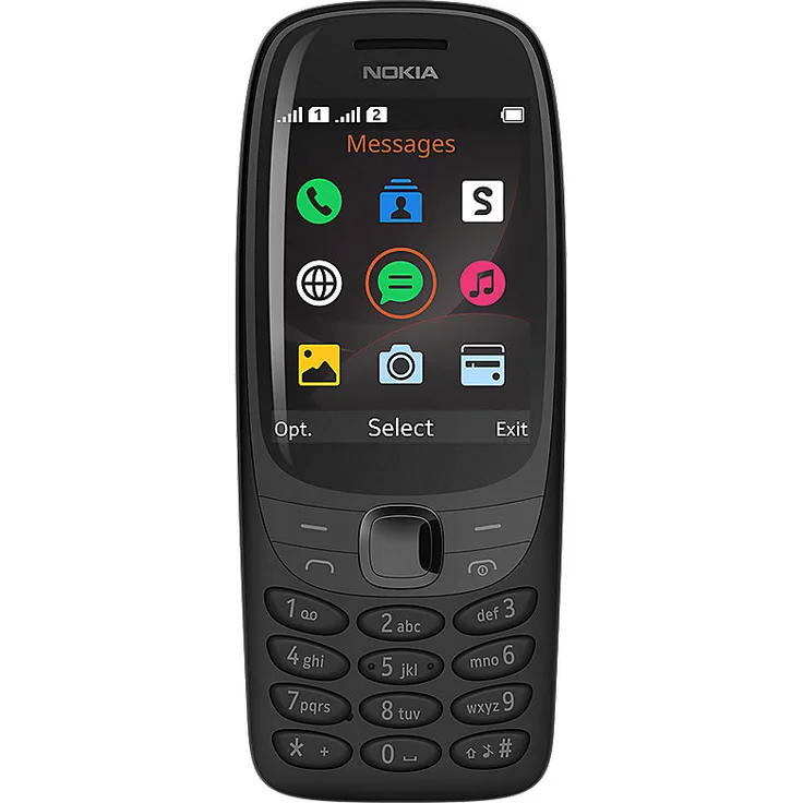Nokia 6310 Block-Handy 7,11cm TFT-Display, Schwarz