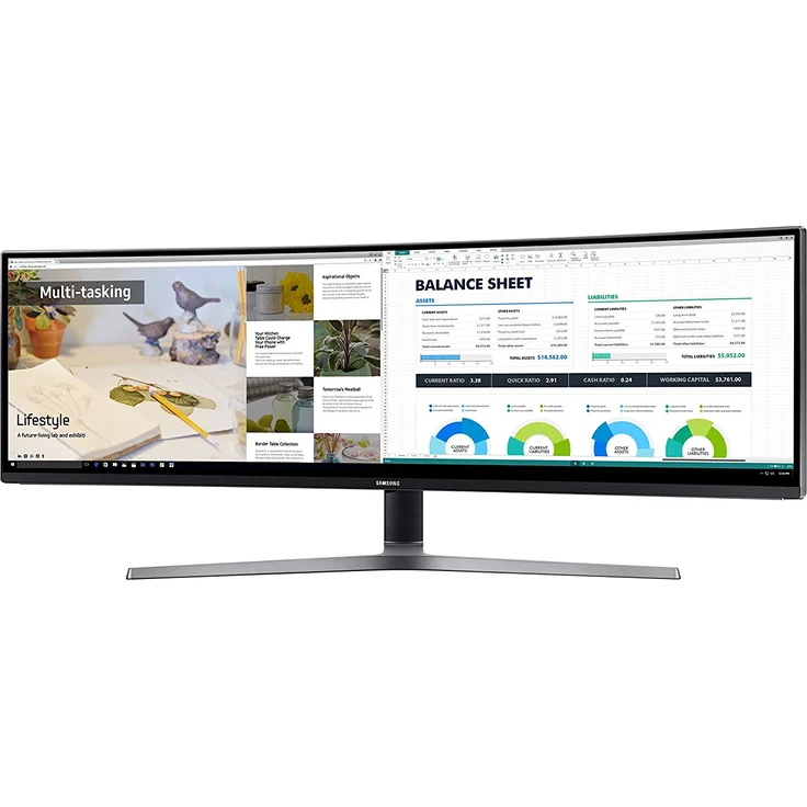 Samsung C49HG90DMU (LC49HG90DMUXEN) - 49 Zoll, Ultra Wide FHD (3840 x 1080), VA-Panel, 144Hz, 1ms, 350cd/m² – Bild 4