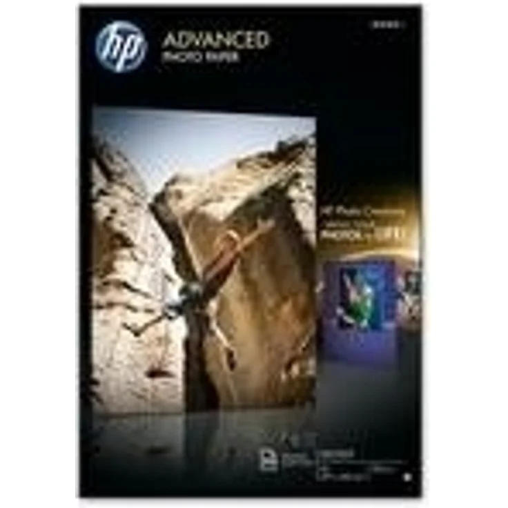 HP Advanced Photo Paper - Fotopapier, glänzend - A3 (297 x 420 mm) - 250 g/m2 - 20 Blatt - für Officejet K7100, Photosmart 6510 B211a, 6515 B211a, Pro B8850, Pro B9180, Pro B9180gp (Q8697A) – Bild 1