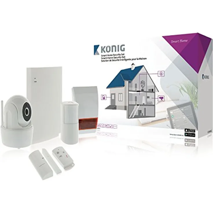 König Smart-Home-Security-Set, SAS-CLALARM10