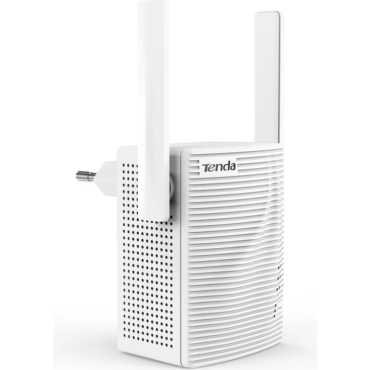 Tenda A18 AC1200 Dual-Band WLAN Repeater (867 MBit-s 5GHz, 300 MBit-s 2,4GHz, 1x LAN Port, WPS, bis zu 200m² Abdeckung, Status LED, 2x hochwertige Antennen, kompaktes Design, Plug&Play) weiß – Bild 3