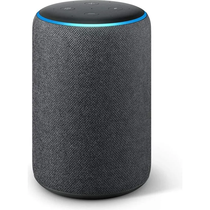 Amazon Echo Plus (2. Generation), mit Premiumklang und integriertem Smart Home-Hub, Anthrazit Stoff
