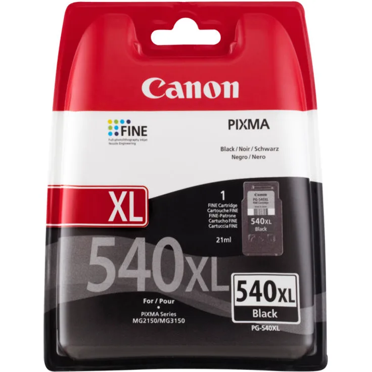 Canon PG-540XL Tintenpatronen blister with security, schwarz