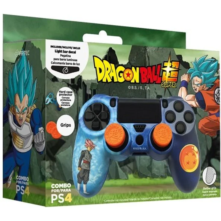 Dragon Ball Super PS4 Hardcover + Grips + LED Sticker