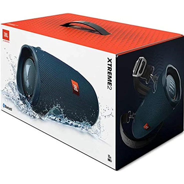 JBL Xtreme 2 Bluetooth-Lautsprecher mit Mikrofon, wasserdicht, blau – Bild 5