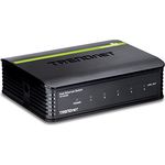 TRENDnet 5-Port Unverwaltet 10-100 Mbps GREENnet Ethernet Desktop Plastikgehäuse Switch, 5 x 10-100 Mbps Ports, 1 Gbps Schaltkapazität, TE100-S5