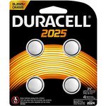 Duracell Specialty 2025 Lithium-Knopfzelle 3 V, 4er-Packung (CR2025 -DL2025) entwickelt für die Verwendung in Schlüsselanhängern, Waagen, Wearables und medizinischen Geräten